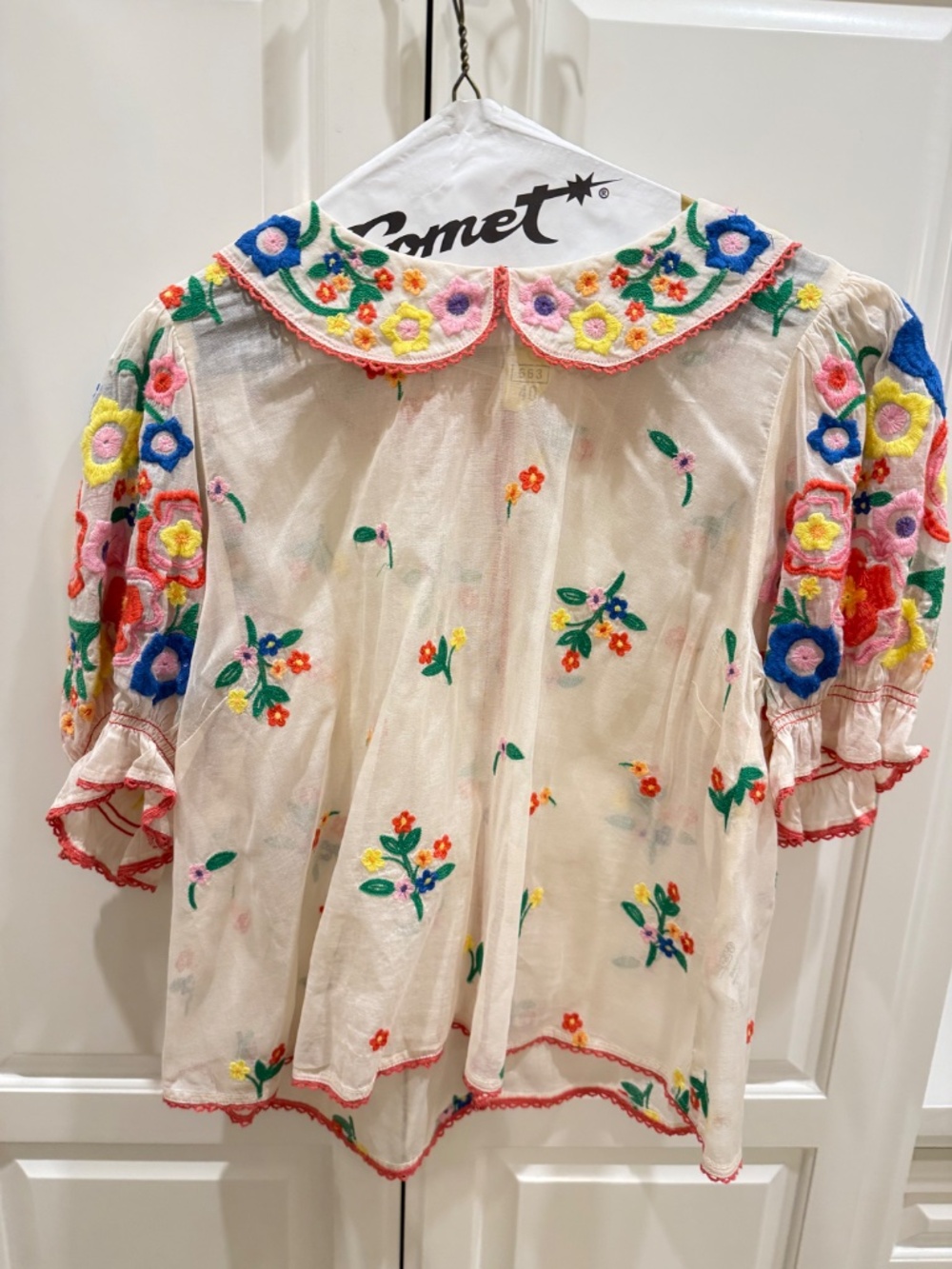 Free People Flowers of Love Top - Medium  (SOLD OUT ONLINE) - Picture 3 of 4